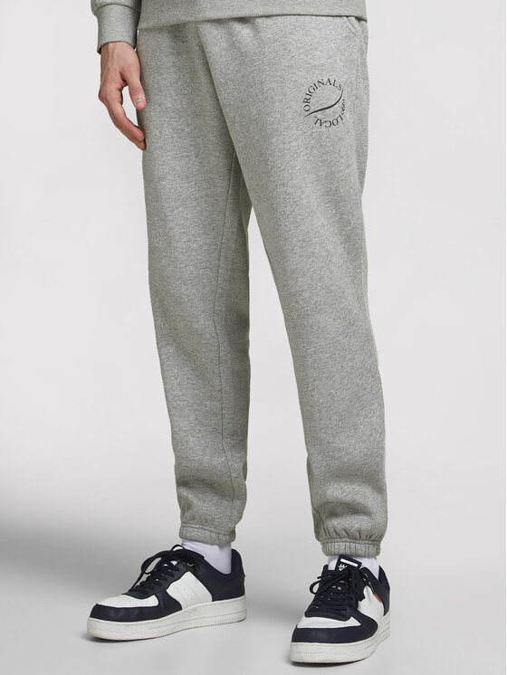 Jack\u0026Jones Pantaloni da tuta Elias 12195676 Grigio Comfort Fit • Modivo.it