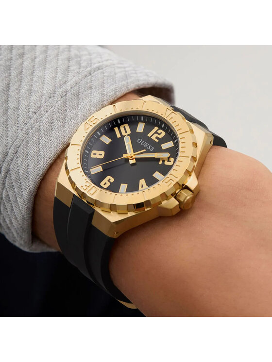 Guess Guess Ρολόι GW0906G2 Μαύρο