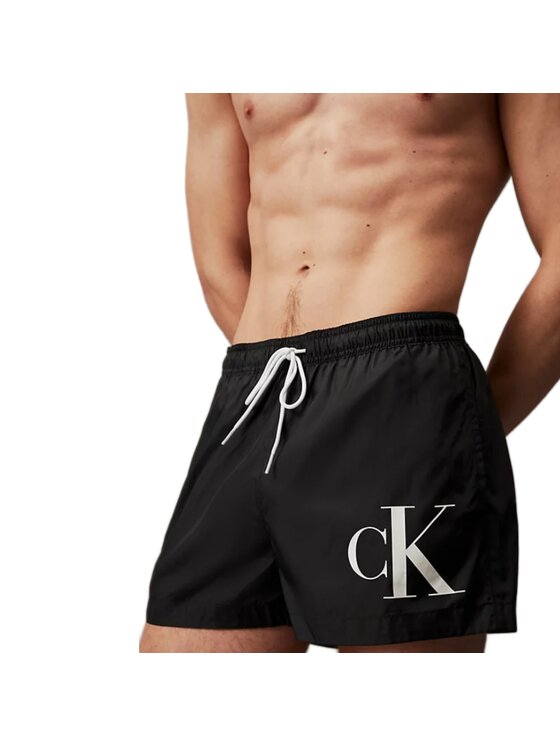 Calvin Klein Calvin Klein Jednodílné plavky KM0KM01015-BEH Černá