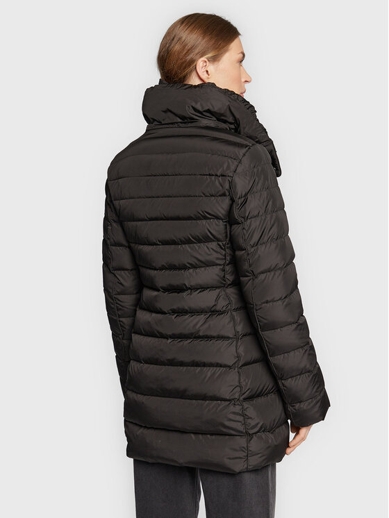 Add Add Daunenjacke 6AW002 Schwarz Slim Fit