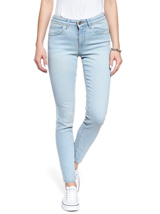 Wrangler Wrangler Jeansy SKINNY Niebieski Skinny Fit