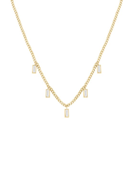 Rosefield Rosefield Naszyjnik Playful Diamonds Złoty