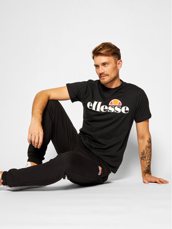 Ellesse Ellesse Футболка Albany Tee SGS03237 Чорний Regular Fit