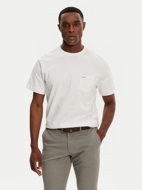 Guess Jeans Guess Jeans T-Shirt M5RI74 K8FQ4 Biały Regular Fit