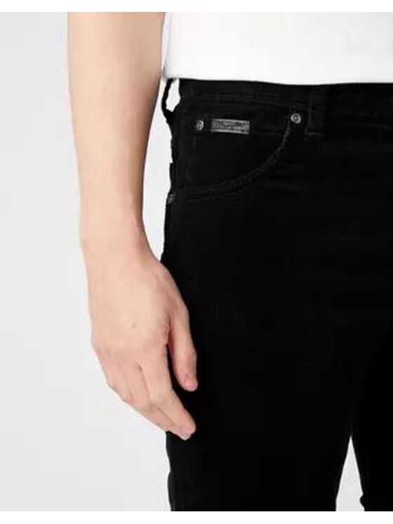 Wrangler Wrangler Pantaloni di tessuto TEXAS SLIM Nero Slim Fit