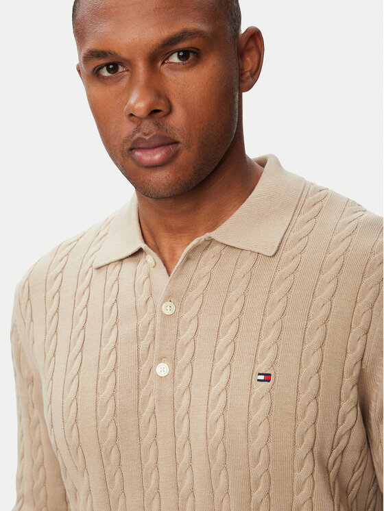 Tommy Hilfiger Tommy Hilfiger Pullover Classic MW0MW41955 Hellbeige Regular Fit