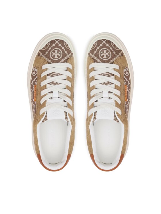 Tory Burch Tory Burch Sneakersy Monogram Ladybug 150229 Hnědá