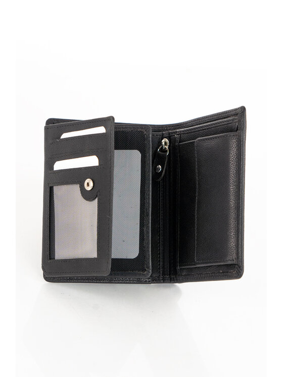 Mustang Mustang Portafoglio da uomo DENIMO HIGH WALLET Nero