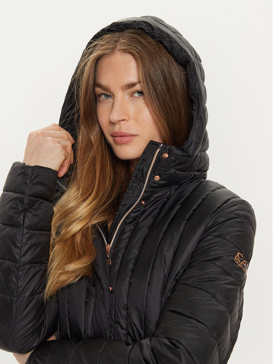 EA7 Emporio Armani EA7 Emporio Armani Übergangsjacke 6DTB10 TNGAZ 0210 Schwarz Slim Fit