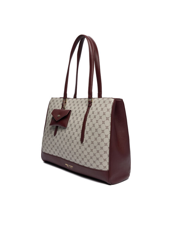 Nine West Nine West Ročna torba C-TANANA-KY253 Bordo rdeča