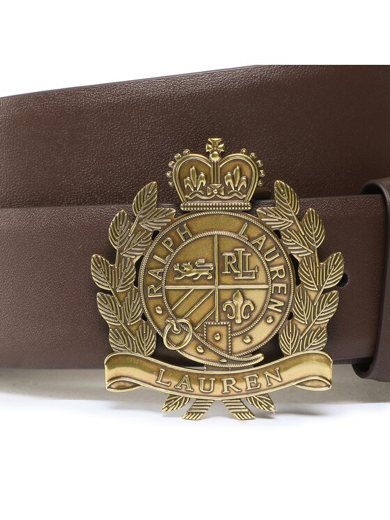 LAUREN RALPH LAUREN Lauren Ralph Lauren Жіночий ремінь Crest Belt 412883719001 Коричневий