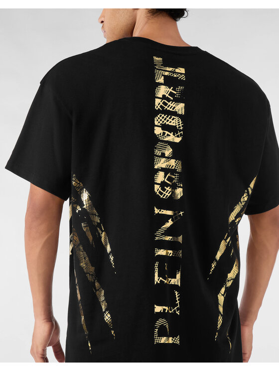 Plein Sport Plein Sport T-shirt FAEC MTK8358 STE001N Nero Loose Fit