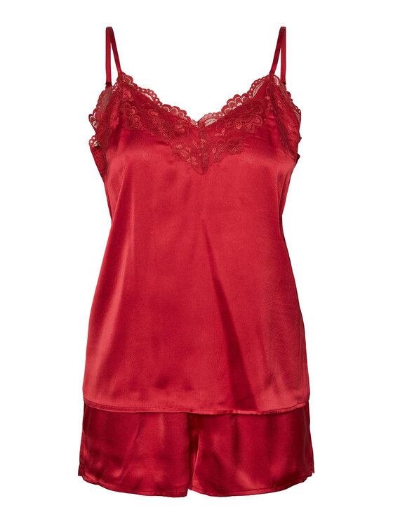 Pieces Pieces Pyjama 17142952 Rot Regular Fit