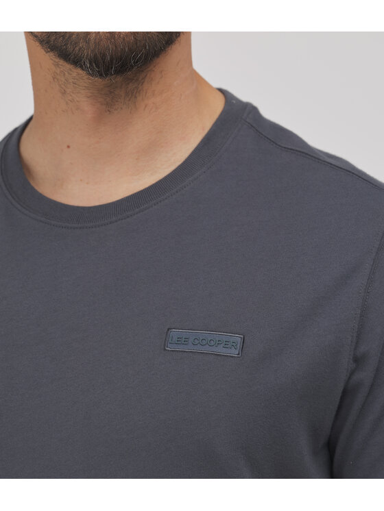 Lee Cooper Lee Cooper T-Shirt SIMPLE Szary Regular Fit