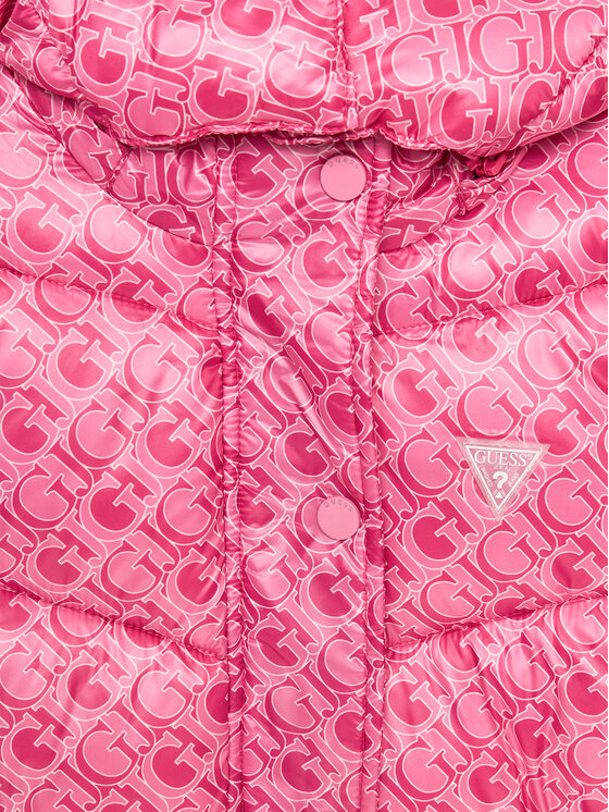 Guess Guess Μπουφάν πουπουλένιο J4YL02 WEGY0 Ροζ Regular Fit