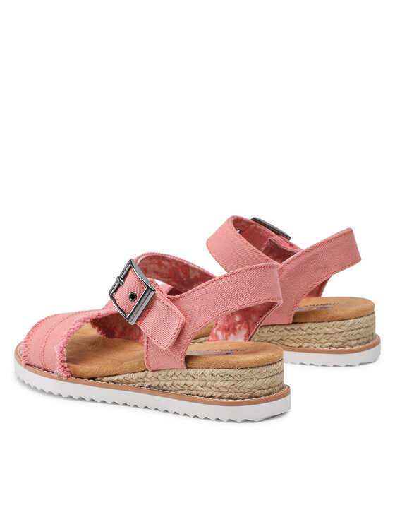 Skechers Skechers Espadryle BOBS Desert Kiss 113541/CRL Różowy