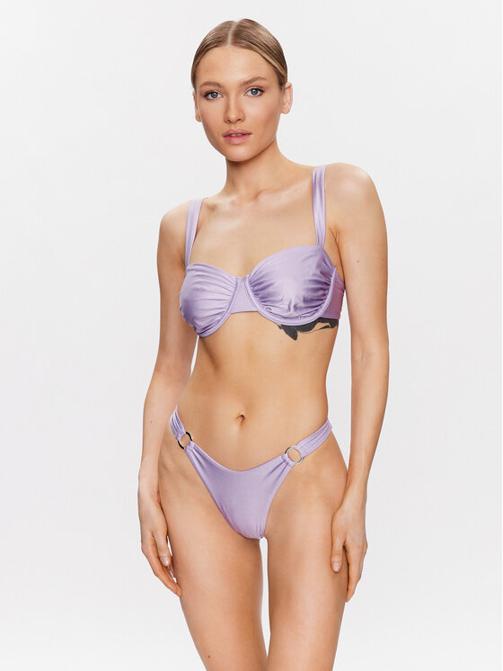 Hunkemöller Hunkemöller Bikinio apačia Aruba 201287 Violetinė