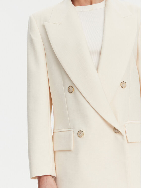 Simona Corsellini Simona Corsellini Sakoi P25CPGI00701 Écru Regular Fit