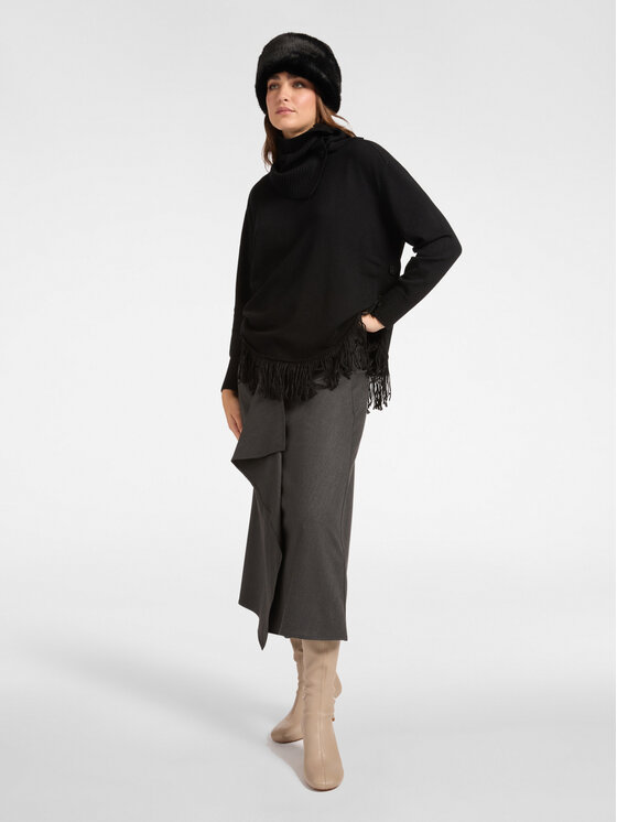 Elena Mirò Elena Mirò Gonna midi 1044P000055N023 Grigio A-Line Fit