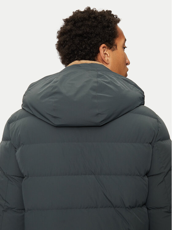 Hetregó Hetregó Daunenjacke Parker 8N436M Grün Regular Fit