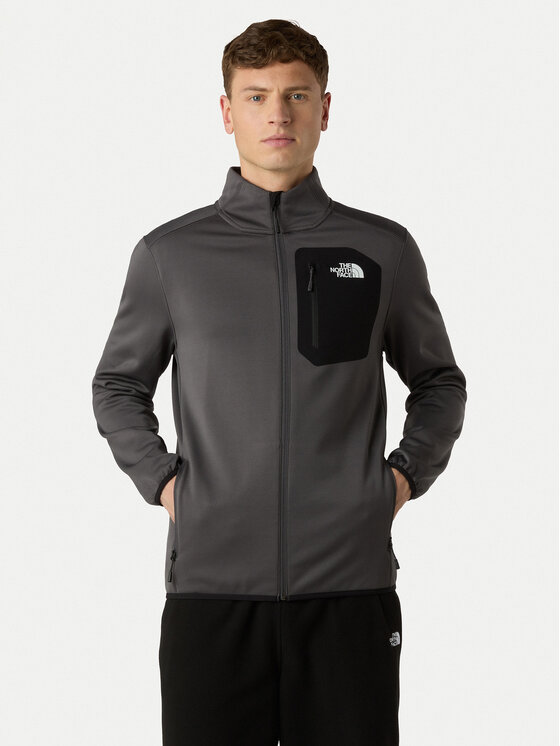 The North Face The North Face Fleecová mikina Crest NF0A897C Sivá Regular Fit