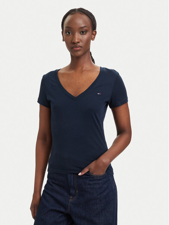 Tommy Jeans Set de tricouri DW0DW23160 Colorat Slim Fit
