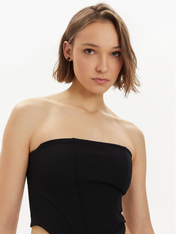 Gina Tricot Gina Tricot Marškinėliai 21293 Juoda Slim Fit