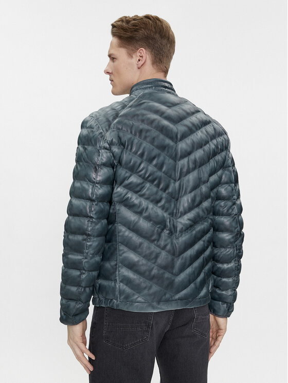 Milestone Milestone Giacca di pelle Msiseo 411013 60310 Turchese Regular Fit