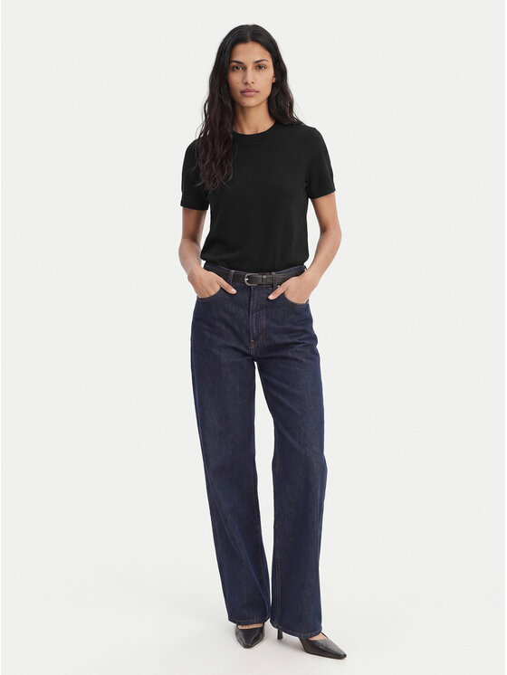 Calvin Klein Calvin Klein T-shirt LV147E303G Crna Regular Fit