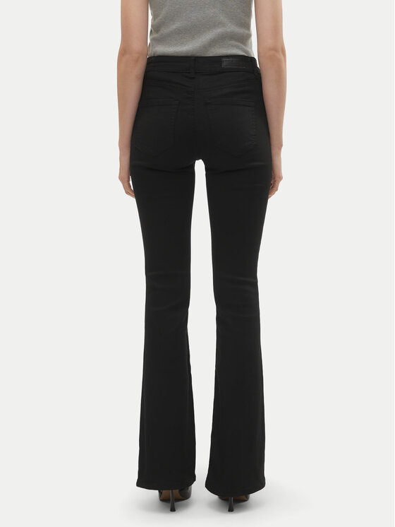 Vero Moda Vero Moda Farmer Flash 10305103 Fekete Flared Fit