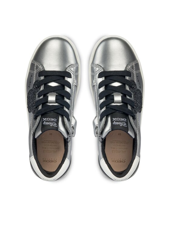 Geox Geox Sneakersy J Kathe J36EUH 000NF C1007 M Strieborná