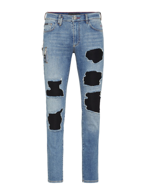 PHILIPP PLEIN PHILIPP PLEIN Jeansy 19277 Błękitny Skinny Fit