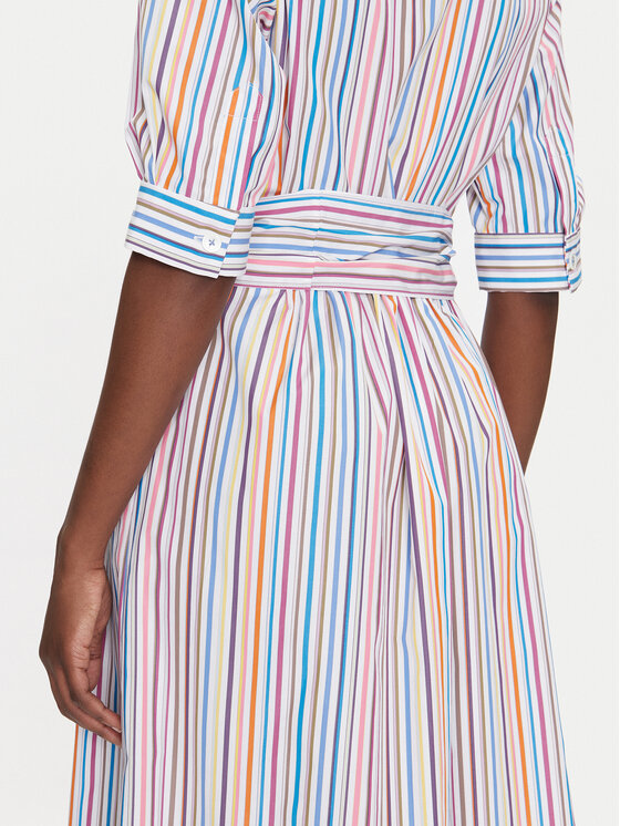 Luisa Spagnoli Luisa Spagnoli Rochie tip cămașă Piastrella 542094 Colorat Regular Fit