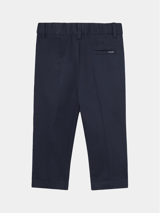 Mayoral Mayoral Hlače iz tkanine 1547 Mornarsko modra Slim Fit