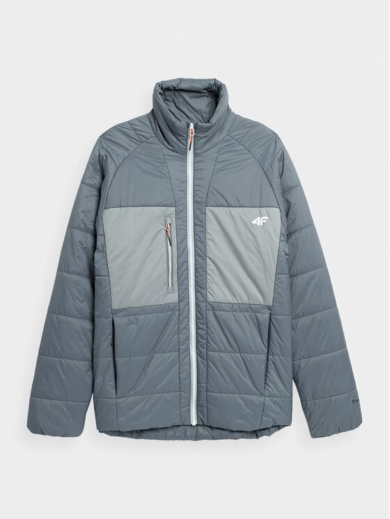4F 4F Giubbotto piumino 4FSS23TDJAM053-24S Grigio Regular Fit