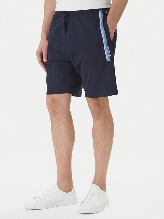 BOSS BOSS Pantaloncini sportivi Authentic 50554778 Blu scuro Regular Fit