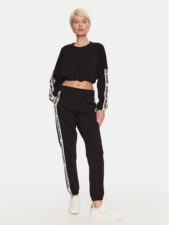 DKNY Sport DKNY Sport Jogginghose DP4P3462 Schwarz Regular Fit