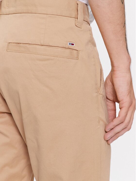 Tommy Jeans Tommy Jeans Pantaloni chino DM0DM16758 Beige Slim Fit