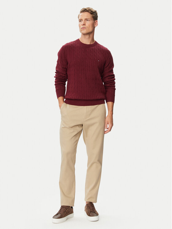 Tommy Hilfiger Tommy Hilfiger Megztinis Classic MW0MW33132 Vyšninė Regular Fit