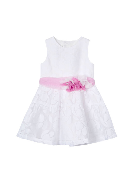 Mayoral Mayoral Rochie elegantă 3918 Alb Regular Fit