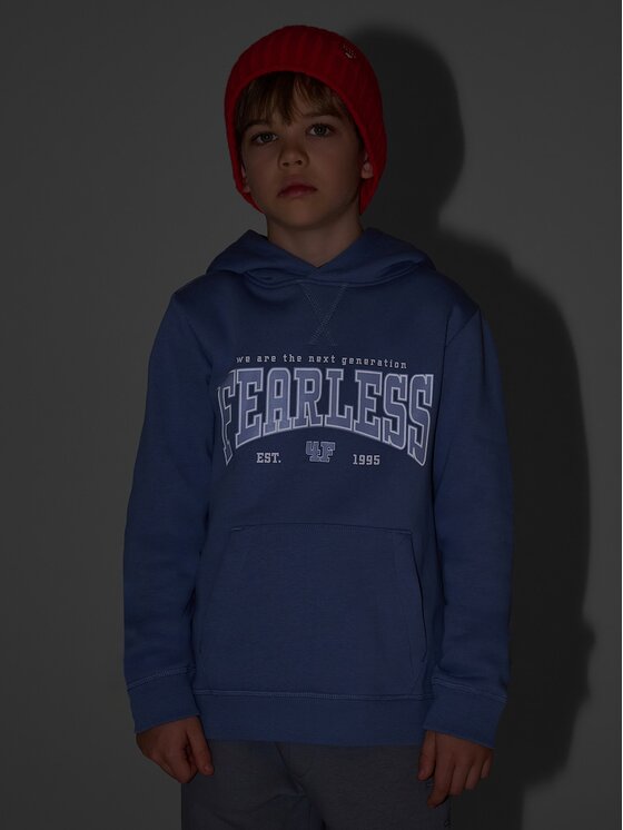 4F 4F Felpa 4FJRSS26TSWSM2637-32S Blu scuro Regular Fit