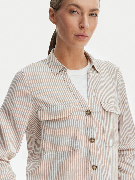 Vero Moda Vero Moda Hemd Linn 10308407 Weiß Regular Fit