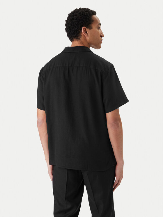 Calvin Klein Calvin Klein Košile LV04LF137G Černá Relaxed Fit