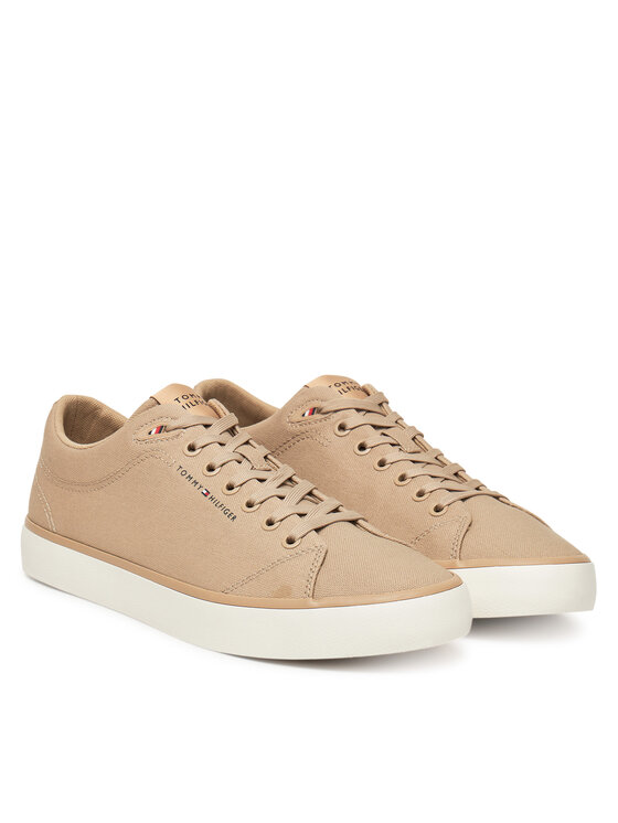 Tommy Hilfiger Tommy Hilfiger Tenisice Th Hi Vulc Low Core Canvas FM0FM05396 Bež