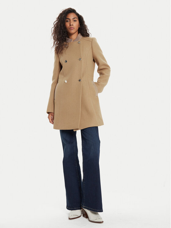 Morgan Morgan Vilnonis paltas 242-GSUZI Ruda Slim Fit
