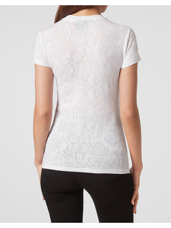 PHILIPP PLEIN PHILIPP PLEIN T-Shirt 3241 Bílá