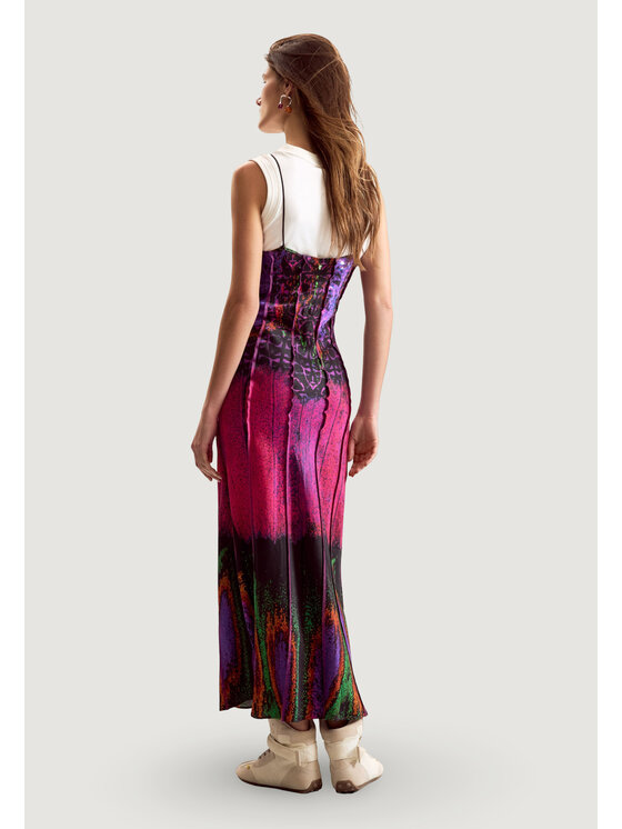Desigual Desigual Sukienka codzienna VEST_ALAS_LACROIX Różowy Casual Fit