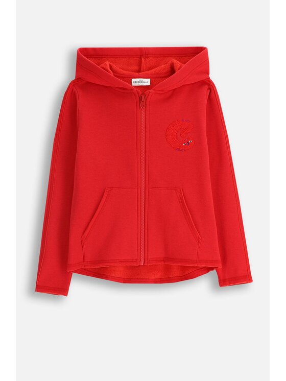 Coccodrillo Coccodrillo Mikina ZC5132601AGK-009 Červená Regular Fit
