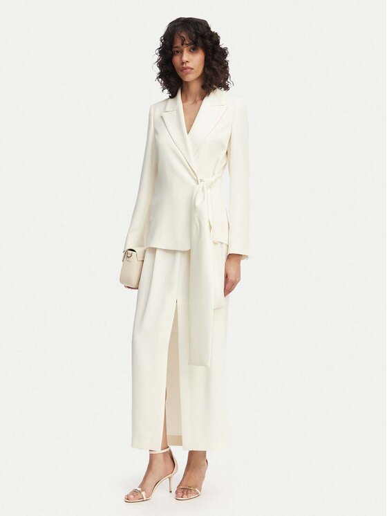 Marella Marella Φούστα maxi Strenna 2613101013 Εκρού Regular Fit