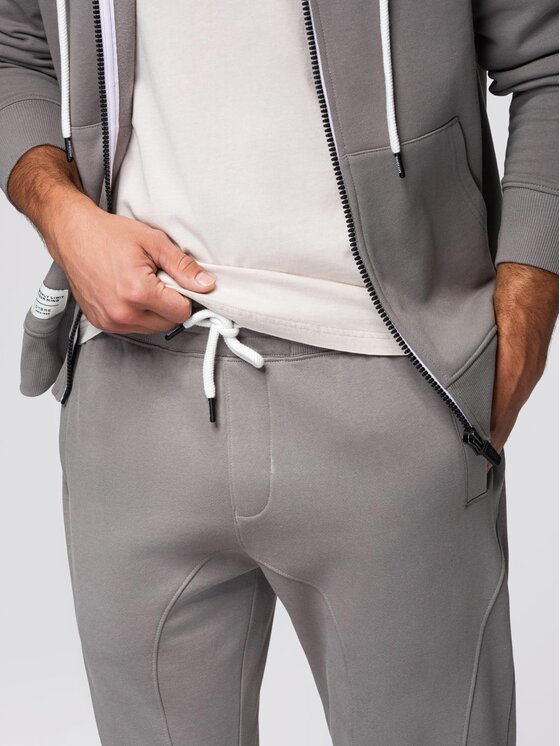 Ombre Ombre Komplet dresowy Z119 Szary Regular Fit